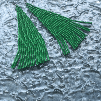 Waterfall series forest green