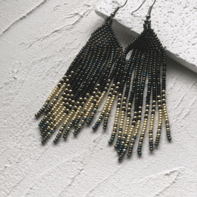 Feather series ink green